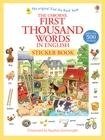 First Thousand Words in English Sticker Book