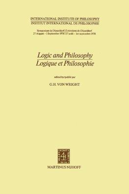 Logic and Philosophy / Logique et Philosophie