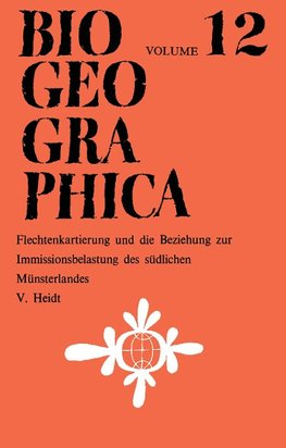 Flechtenkartierung und die Beziehung zur Immissionsbelastung des südlichen Münsterlandes