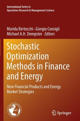 Stochastic Optimization Methods in Finance and Energy