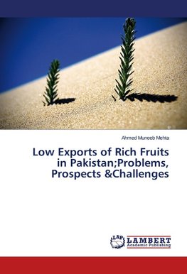 Low Exports of Rich Fruits in Pakistan;Problems, Prospects &Challenges