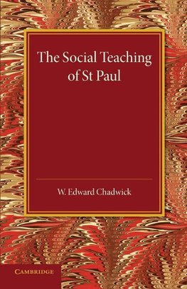 The Social Teaching of St Paul