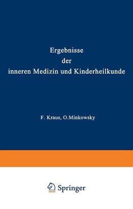 Ergebnisse der Inneren Medizin und Kinderheilkunde