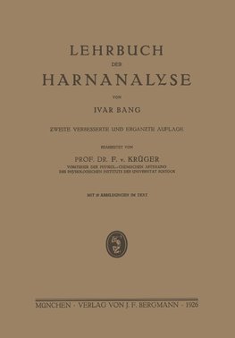 Lehrbuch der Harnanalyse