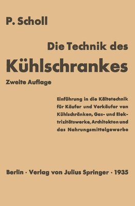 Die Technik des Kühlschrankes