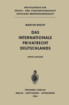 Das Internationale Privatrecht Deutschlands