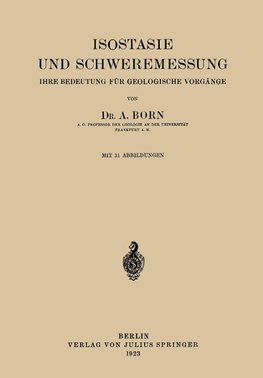 Isostasie und Schweremessung