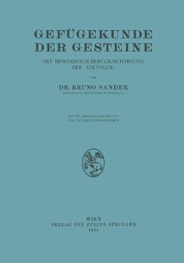 Gefügekunde der Gesteine