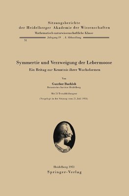 Symmetrie und Verzweigung der Lebermoose