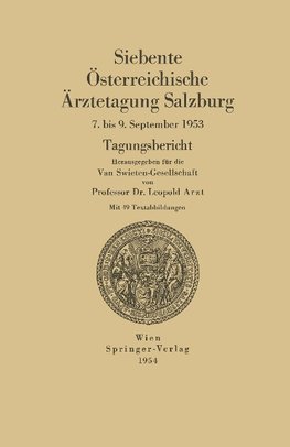 Siebente Österreichische Ärztetagung Salzburg