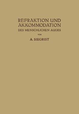 Refraktion und Akkommodation des Menschlichen Auges