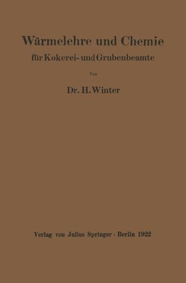 Wärmelehre und Chemie