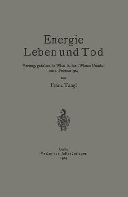 Energie Leben und Tod