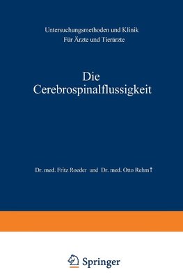 Die Cerebrospinalflüssigkeit