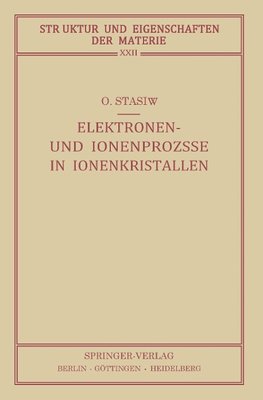 Elektronen- und Ionenprozesse in Ionenkristallen