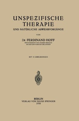 Unspezifische Therapie