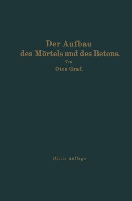 Der Aufbau des Mörtels und des Betons