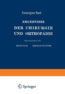 Ergebnisse der Chirurgie und Orthopädie