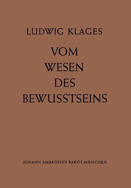 Vom Wesen des Bewusstseins