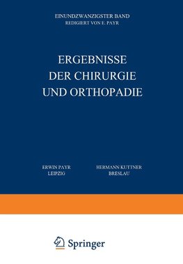 Ergebnisse der Chirurgie und Orthopädie