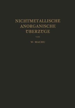 Nichtmetallische Anorganische Überzüge