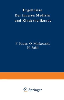 Ergebnisse der Inneren Medizin und Kinderheilkunde