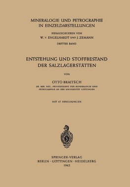 Entstehung und Stoffbestand der Salzlagerstätten