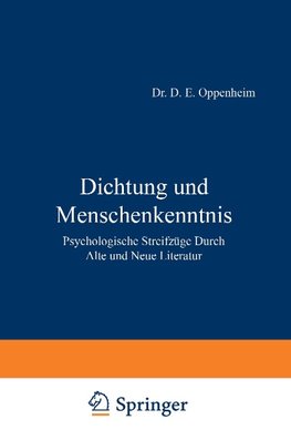 Dichtung und Menschenkenntnis