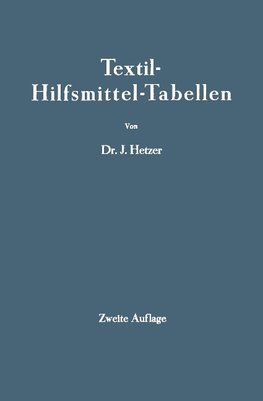 Textil-Hilfsmittel-Tabellen