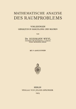 Mathematische Analyse des Raumproblems