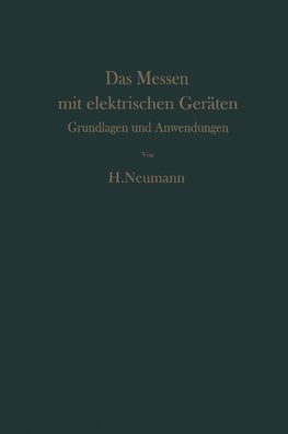 Das Messen mit elektrischen Geräten