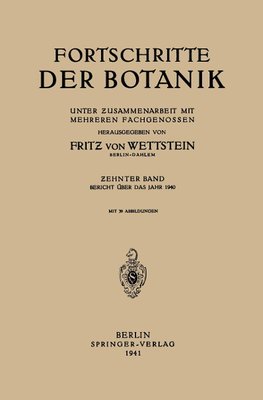 Fortschritte der Botanik