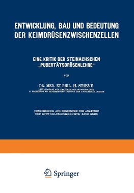 Entwicklung, Bau und Bedeutung der Keimdrüsenzwischenzellen