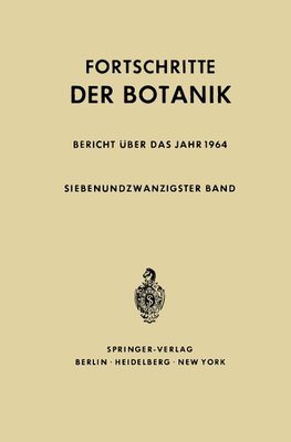 Fortschritte der Botanik