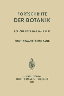 Bericht Über das Jahr 1958