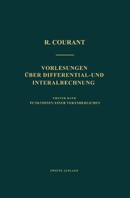 Vorlesungen Über Differential- und Integralrechnung