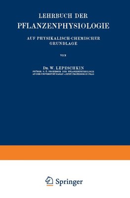 Lehrbuch der Pflanzenphysiologie