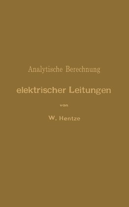 Analytische Berechnung elektrischer Leitungen