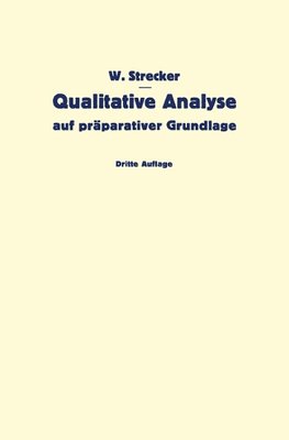 Qualitative Analyse auf präparativer Grundlage