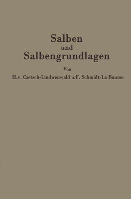 Salben und Salbengrundlagen