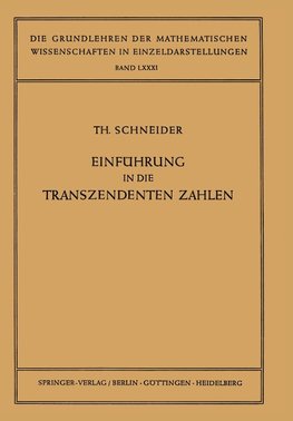 Einführung in die Transzendenten Zahlen