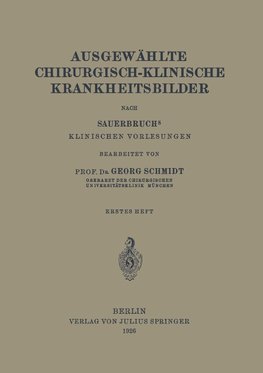 Ausgewählte Chirurgisch-Klinische Krankheitsbilder