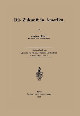 Die Zukunft in Amerika