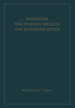 Ergebnisse der Inneren Medizin und Kinderheilkunde