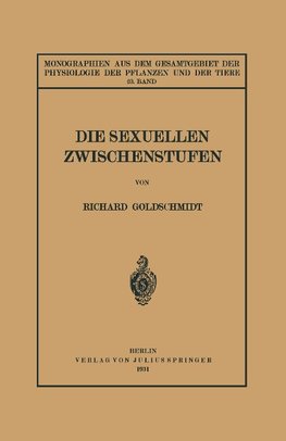 Die Sexuellen Zwischenstufen