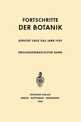 Bericht über das Jahr 1959