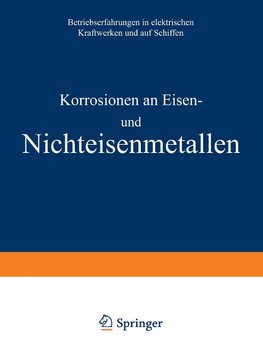 Korrosionen an Eisen und Nichteisenmetallen