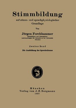 Stimmbildung auf stimm- und sprachphysiologischer Grundlage