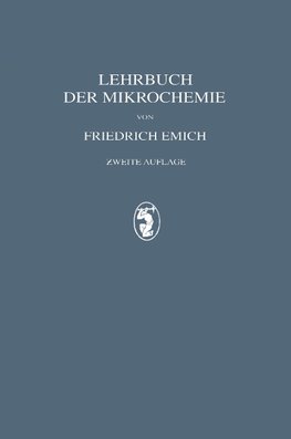 Lehrbuch der Mikrochemie