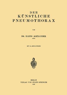 Der Künstliche Pneumothorax